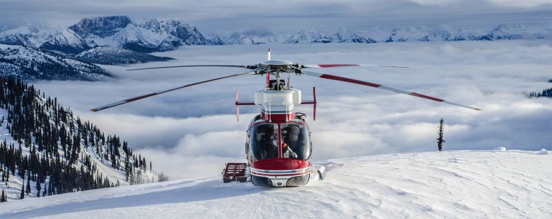 Bell 407 heliski