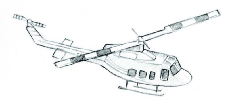 Helicos Bell212_croquis
