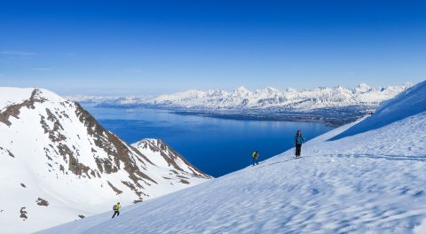 Ski-Voile en Norvège