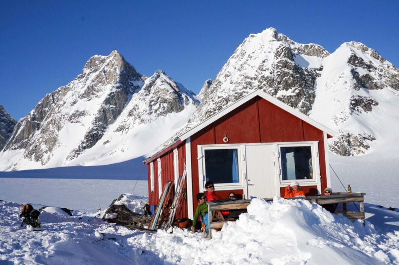 cabane Ski de randonnée Groenland