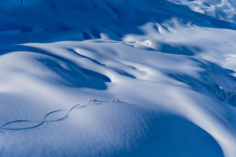 Ski sur glacier à Revelstoke